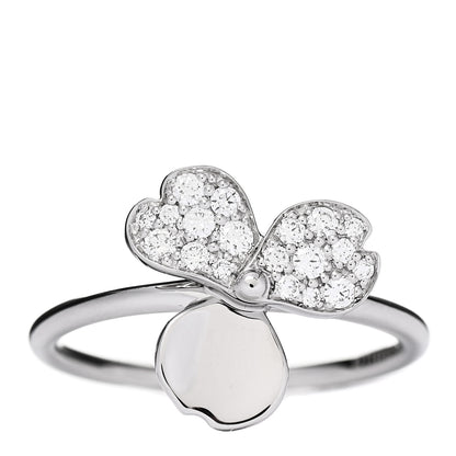 Tiffany Platinum Diamond Paper Flowers Ring 52 6 1 of 4