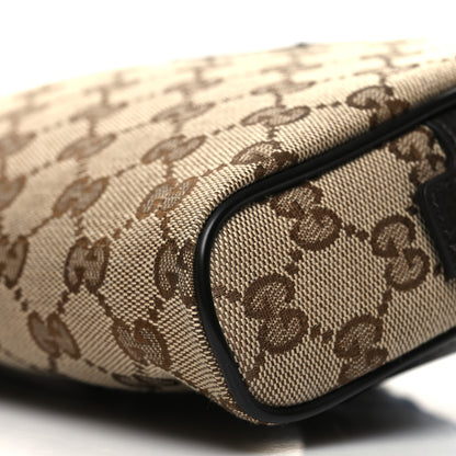 Gucci Monogram Dollar Calfskin Belt Bag Beige Ebony Testa di Moro Marrone Scuro 11 of 11