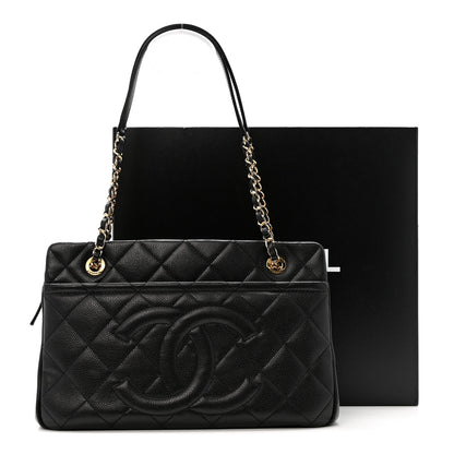 Chanel Caviar Quilted Timeless CC Soft Tote Black 14 of 14