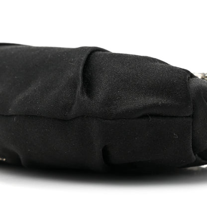 Prada Satin Crystal Clutch Black 8 of 9