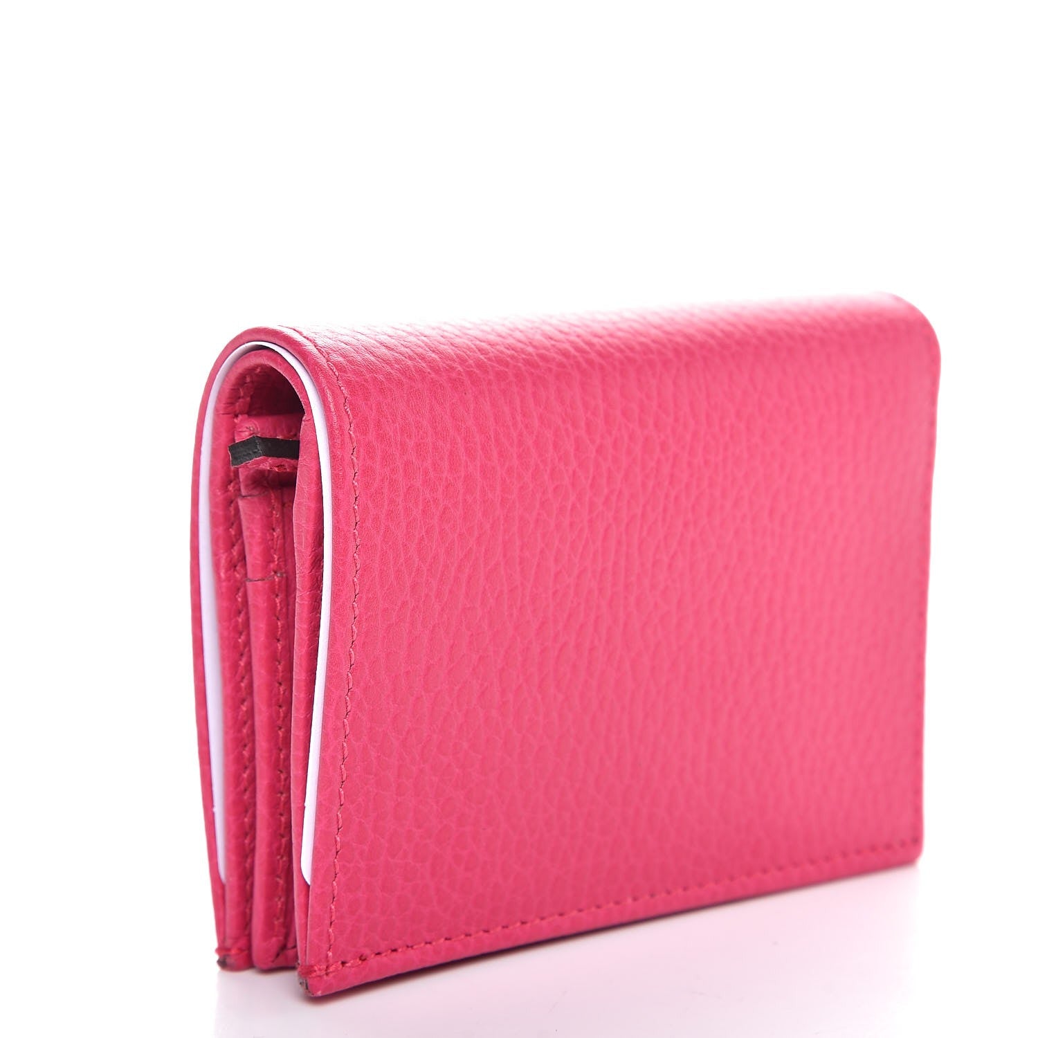 Gucci Dollar Calfskin GG Marmont Card Case Box Pink 3 of 9