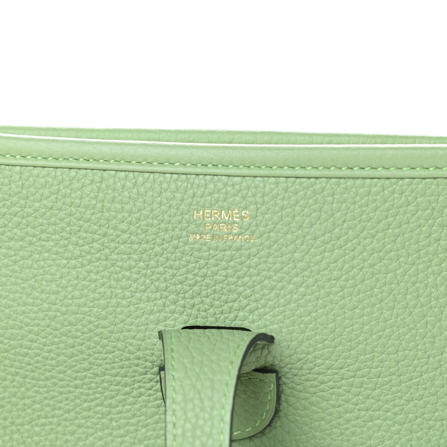 Hermes Taurillon Maurice Evelyne III PM Vert Criquet 6 of 11