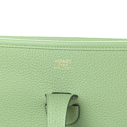 Hermes Taurillon Maurice Evelyne III PM Vert Criquet 6 of 11