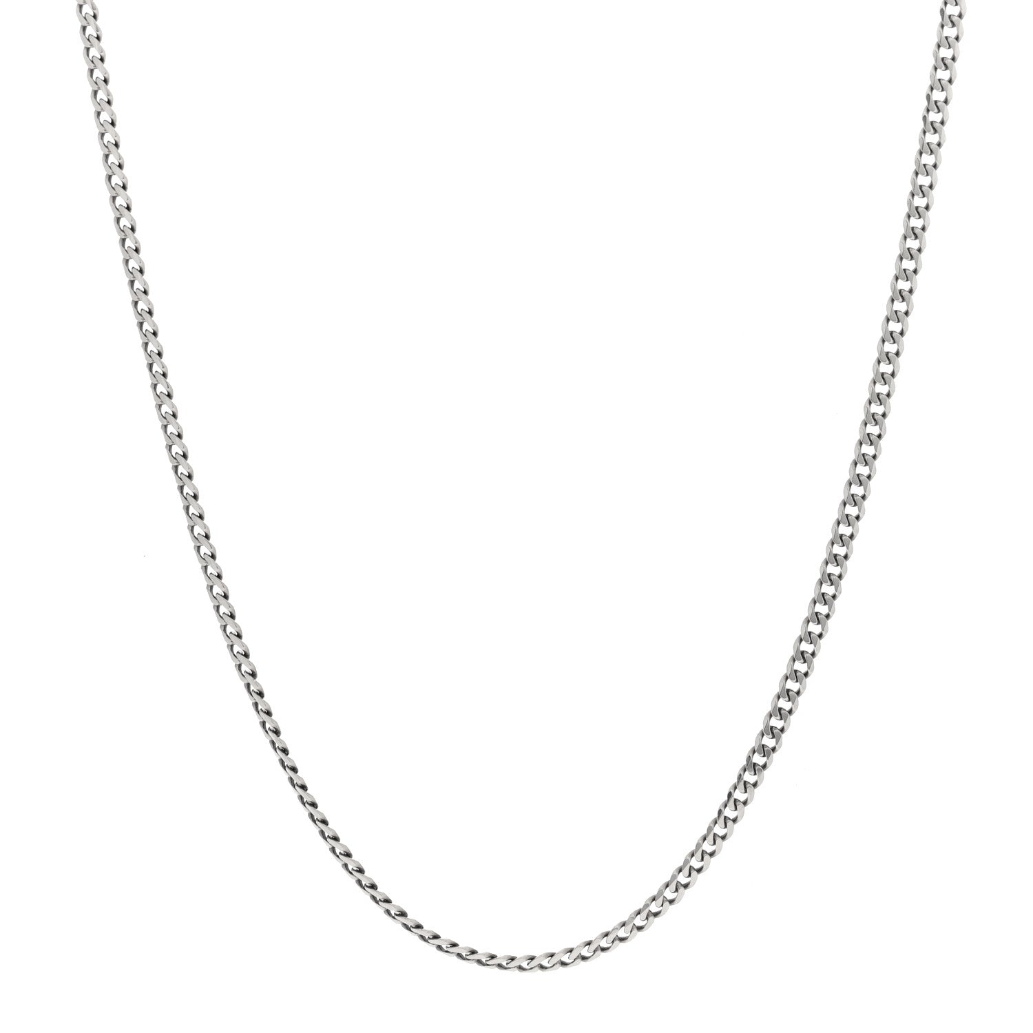 John Hardy Sterling Silver 3.9mm Curb Chain Necklace 22" 1 of 4