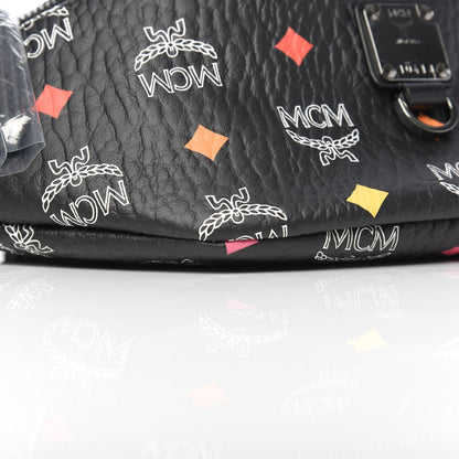 MCM Skyoptic Visetos Small Fursten Belt Bag Diamond Black 9 of 10
