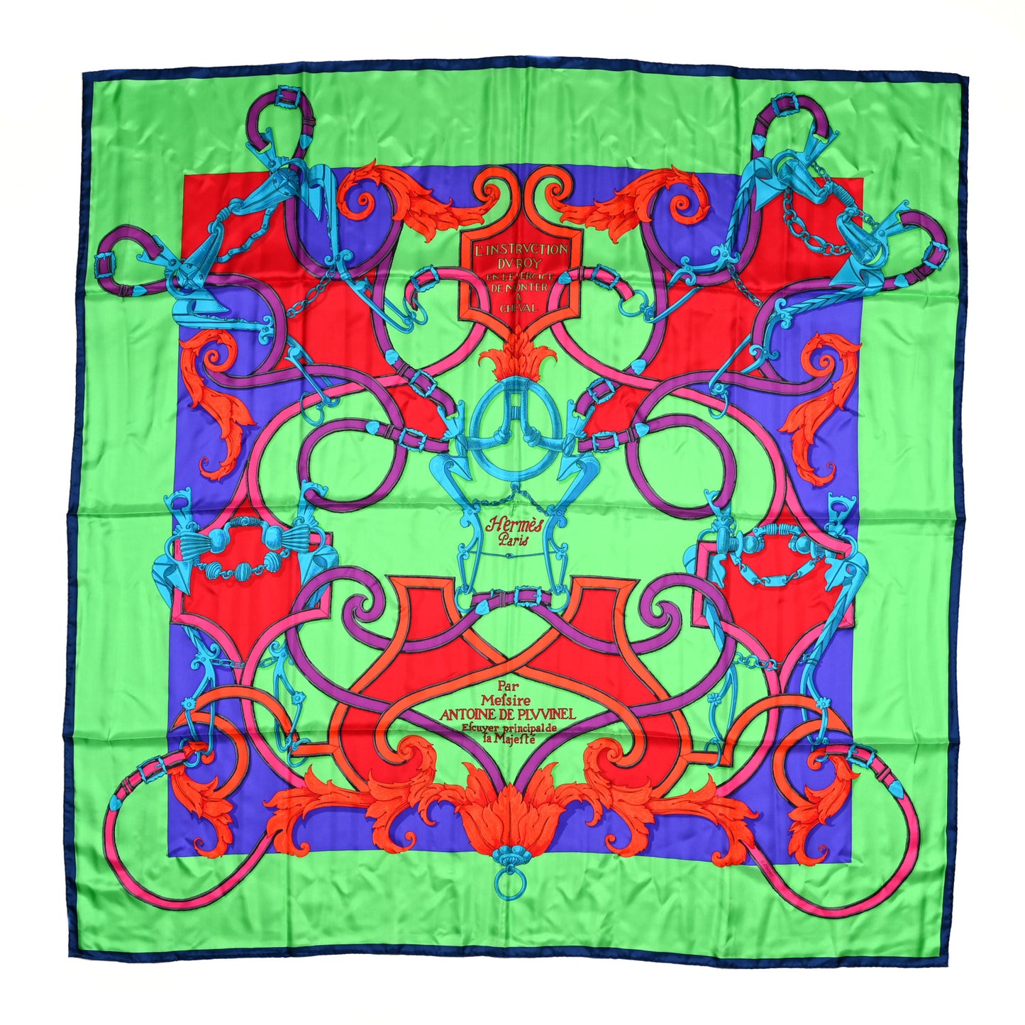 Silk L'Instruction Du Roy Scarf 140