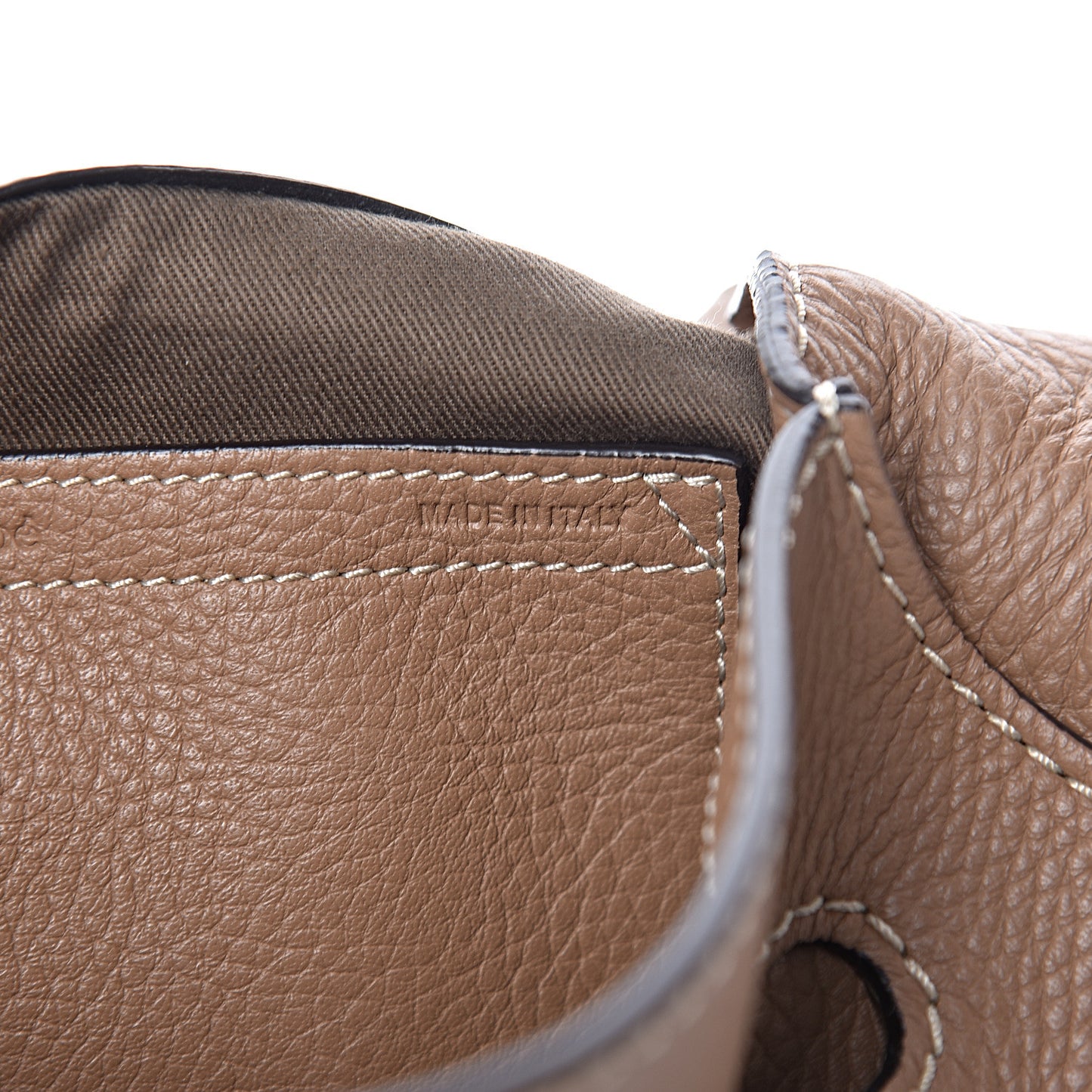 Calfskin Medium Marcie Round Crossbody Bag Nut