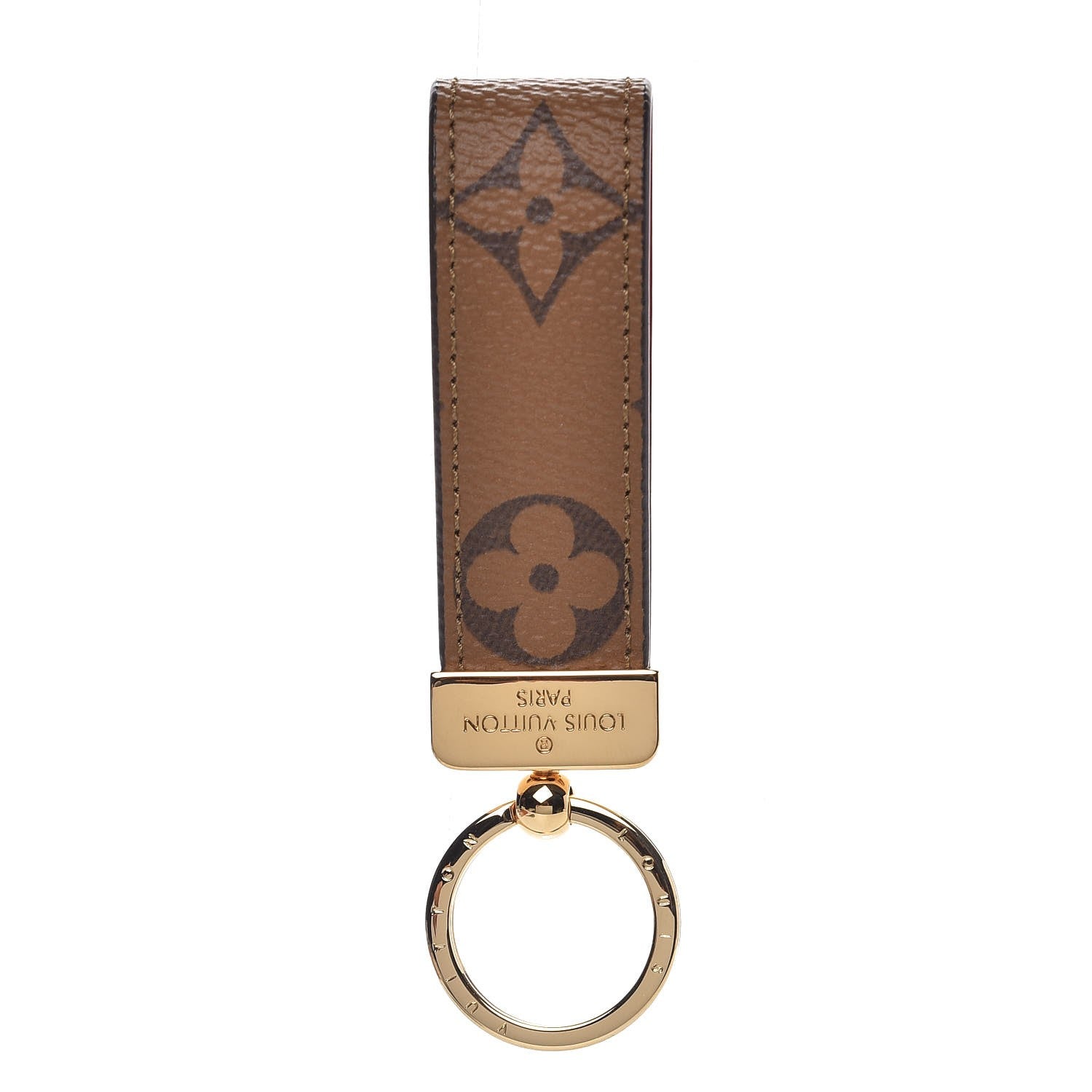 Louis Vuitton Reverse Monogram Dragonne Key Holder 1 of 3