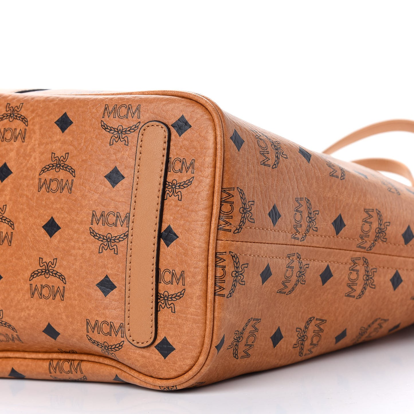 Visetos Medium Liz Reversible Shopper Tote Cognac