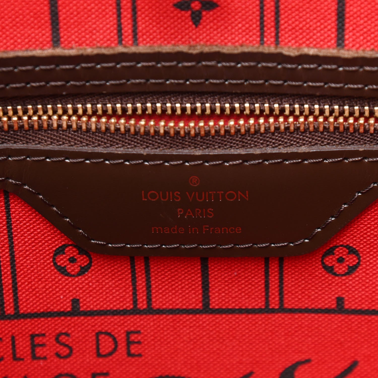 Louis Vuitton Damier Ebene Neverfull MM 5 of 7