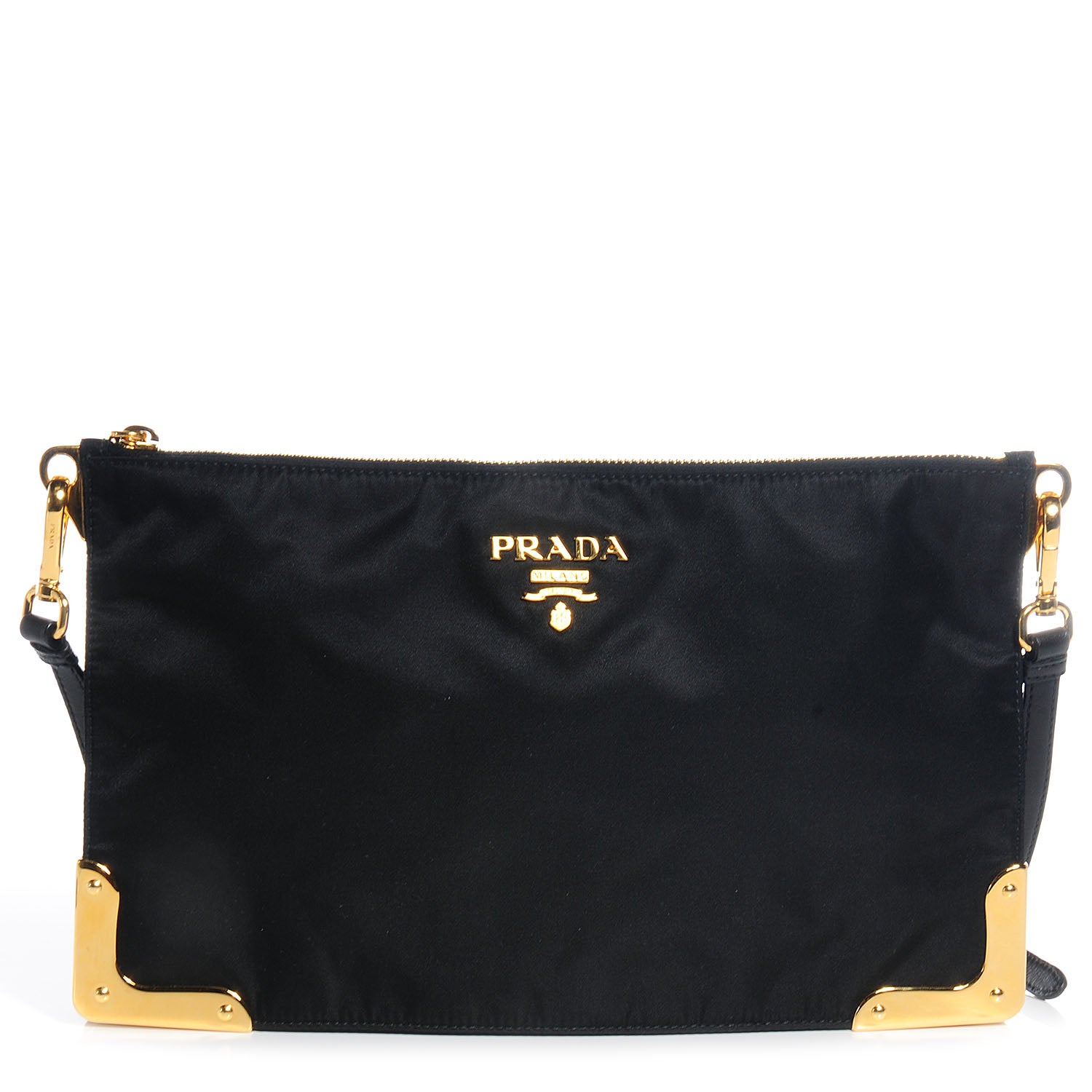 Prada Nylon Shoulder Bag Black 1 of 9