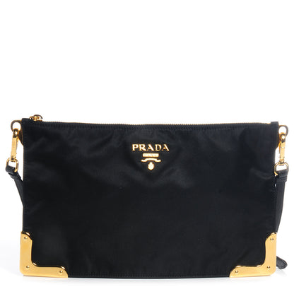 Prada Nylon Shoulder Bag Black 1 of 9