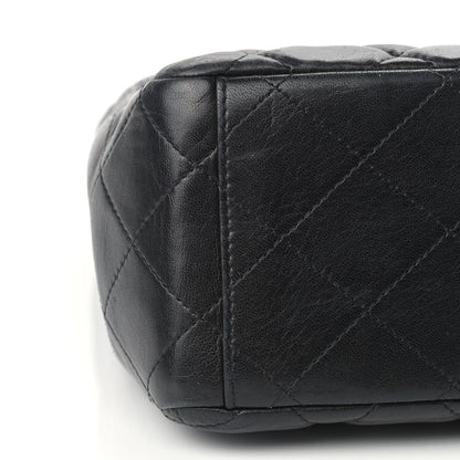 Chanel Lambskin Quilted Maxi Single Flap Black 8 of 15