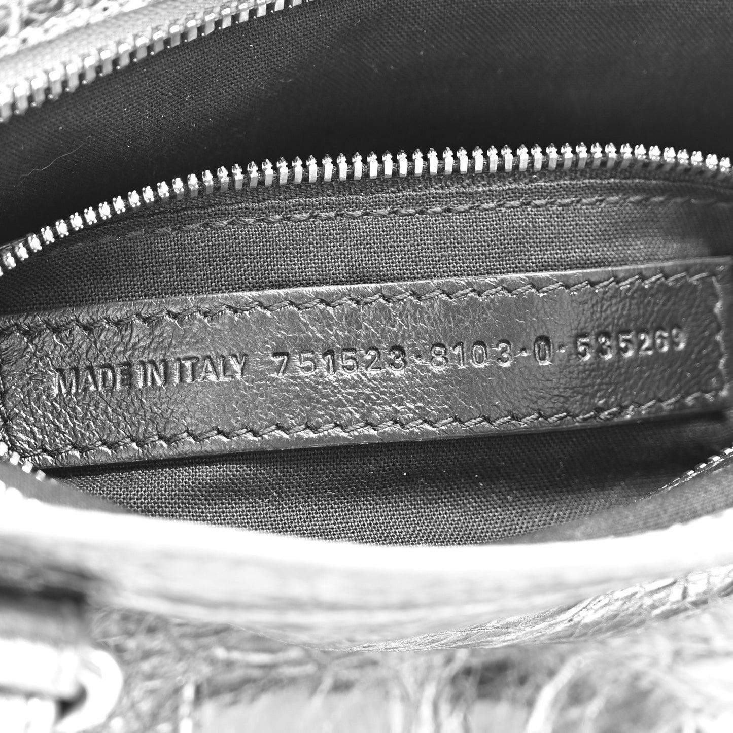 Agneau Arena Neo Cagole Mini Handbag Silver