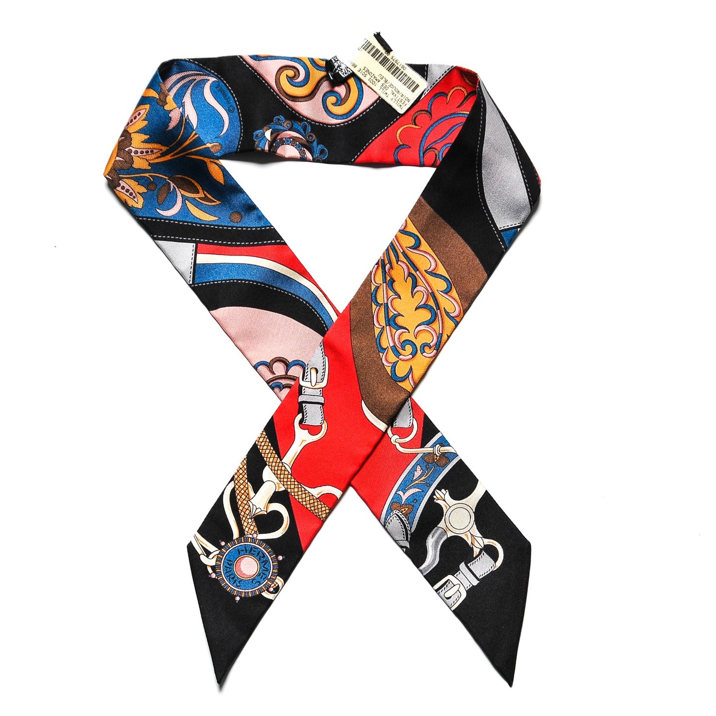 Silk Festival des Amazones Twilly Black Rouge Bleu