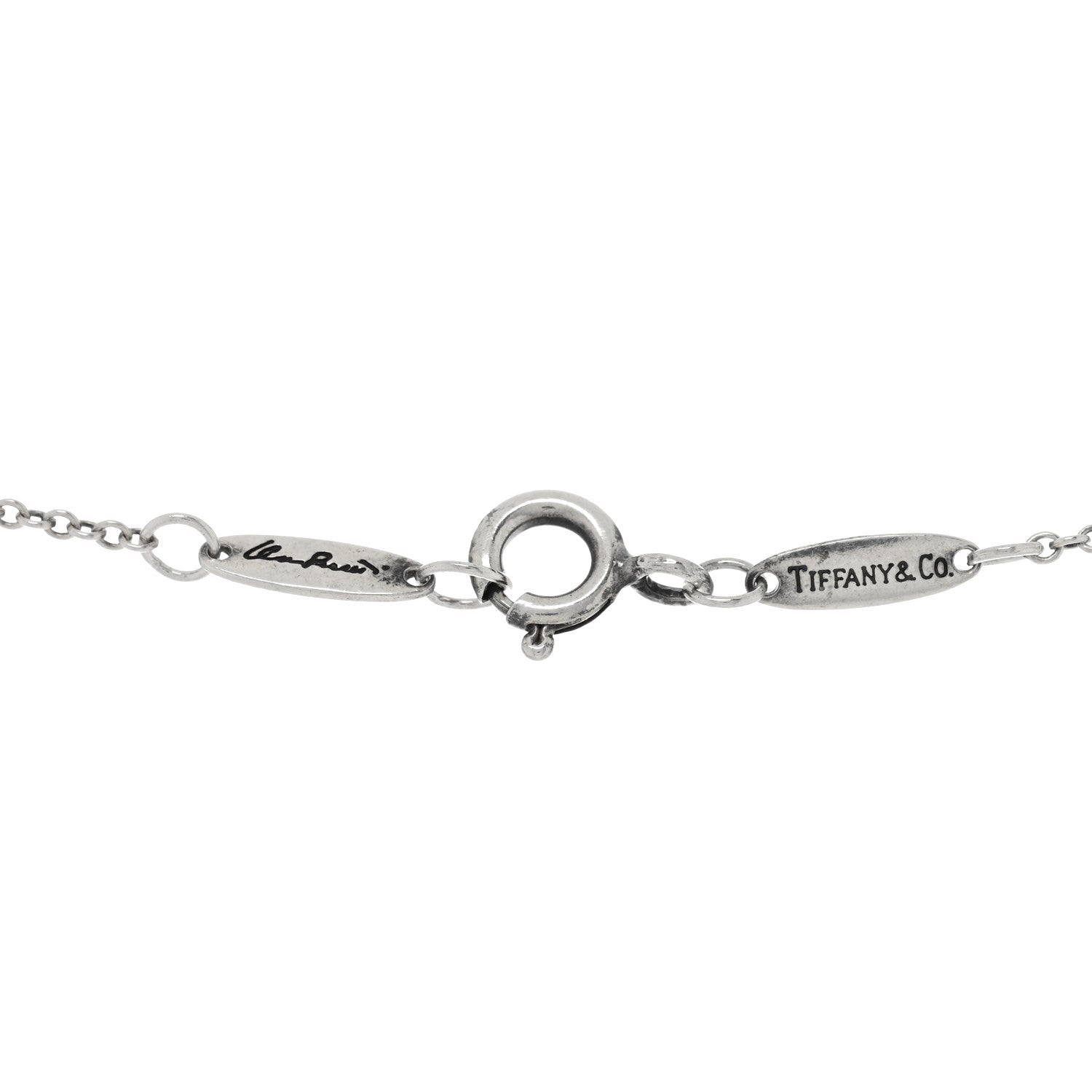 Tiffany Sterling Silver Diamond 15mm Elsa Peretti Starfish Pendant Necklace 4 of 4
