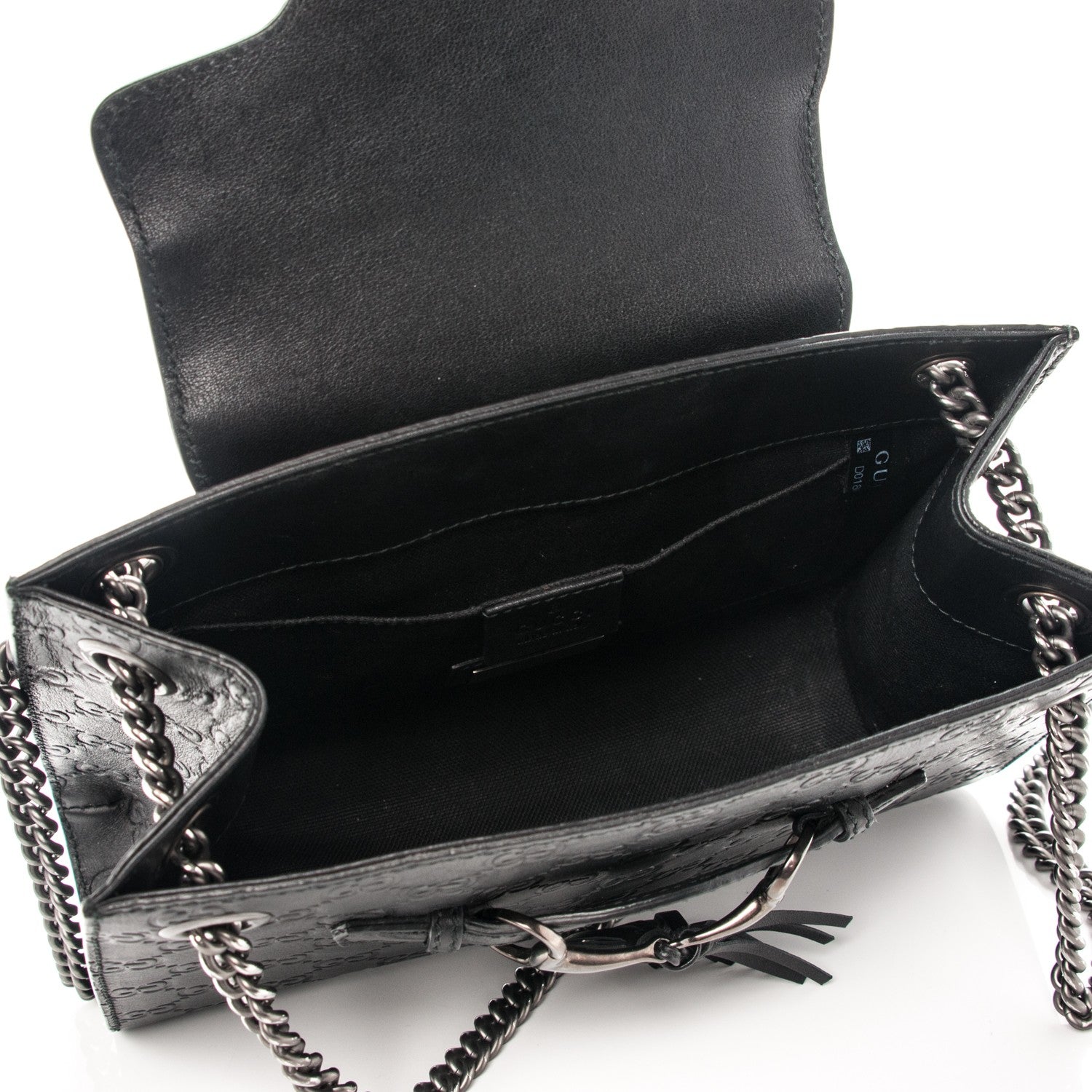 Gucci Guccissima Small Emily Shoulder Bag Black 5 of 8