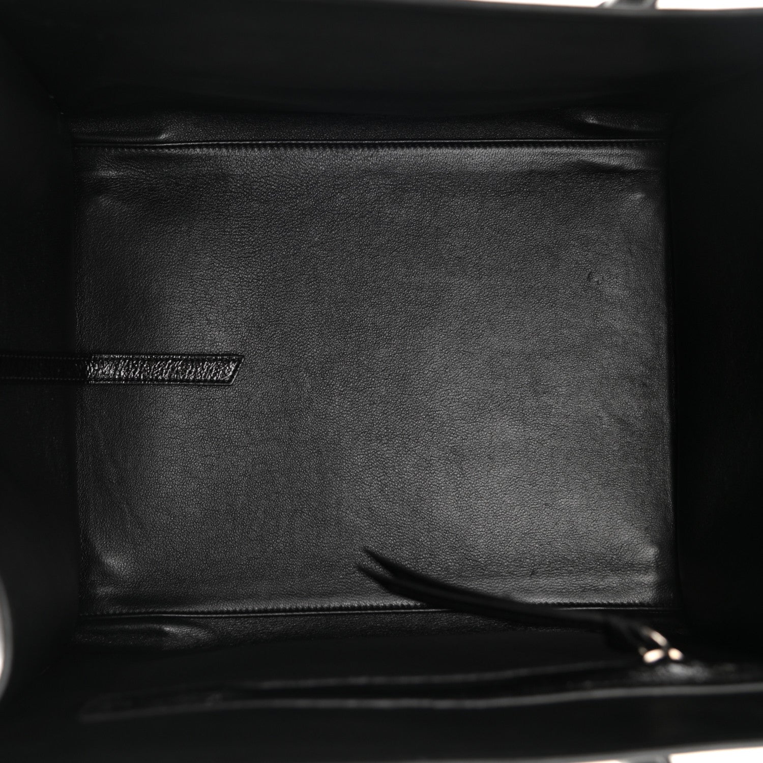 Celine Shiny Goatskin Medium Phantom Luggage Black 4 of 12