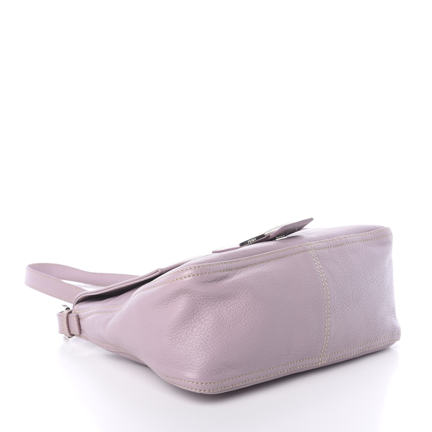 Fendi Nappa Elefante Big Forever Mama Baguette Lilla 3 of 8