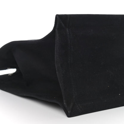 Saint Laurent Linen Calfskin Rive Gauche Tote Black 8 of 10