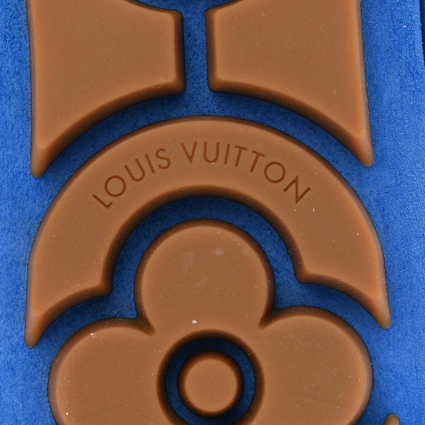 Suede Calfskin LV Sneakerina 39.5 Electric Blue