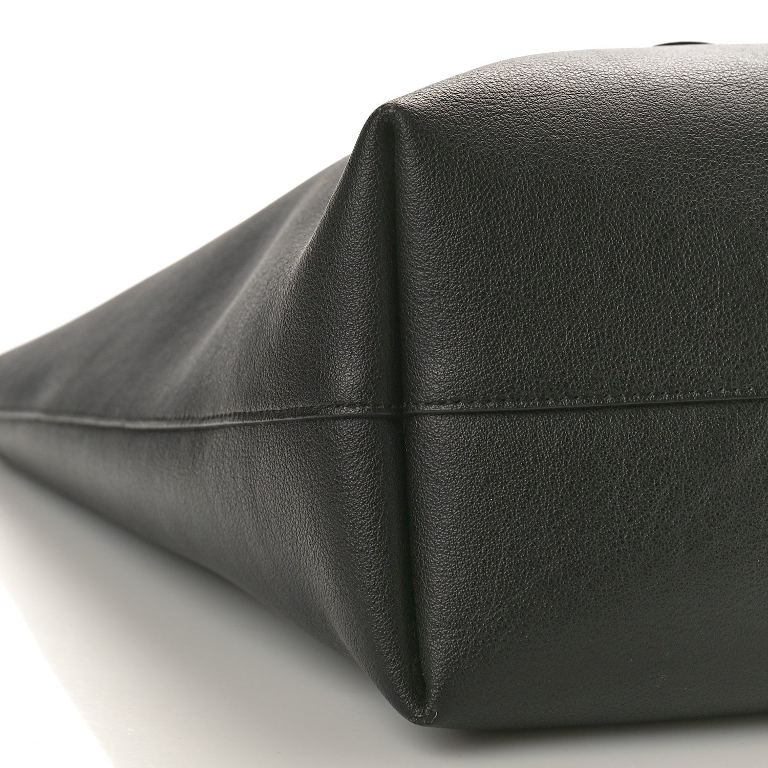 Saint Laurent Calfskin Large Shopping Tote Black 10 of 11