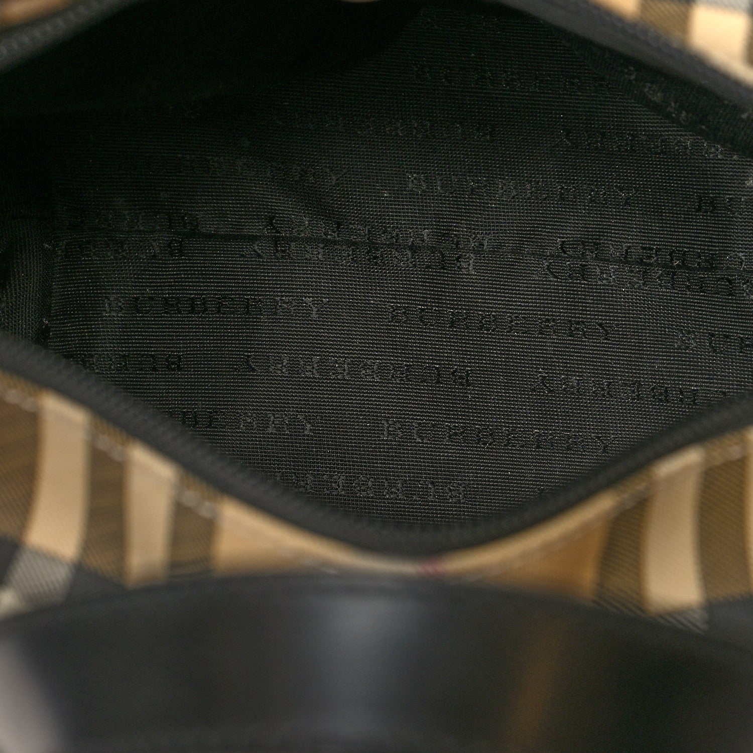 Burberry House Check Small Tote Black 6 of 9