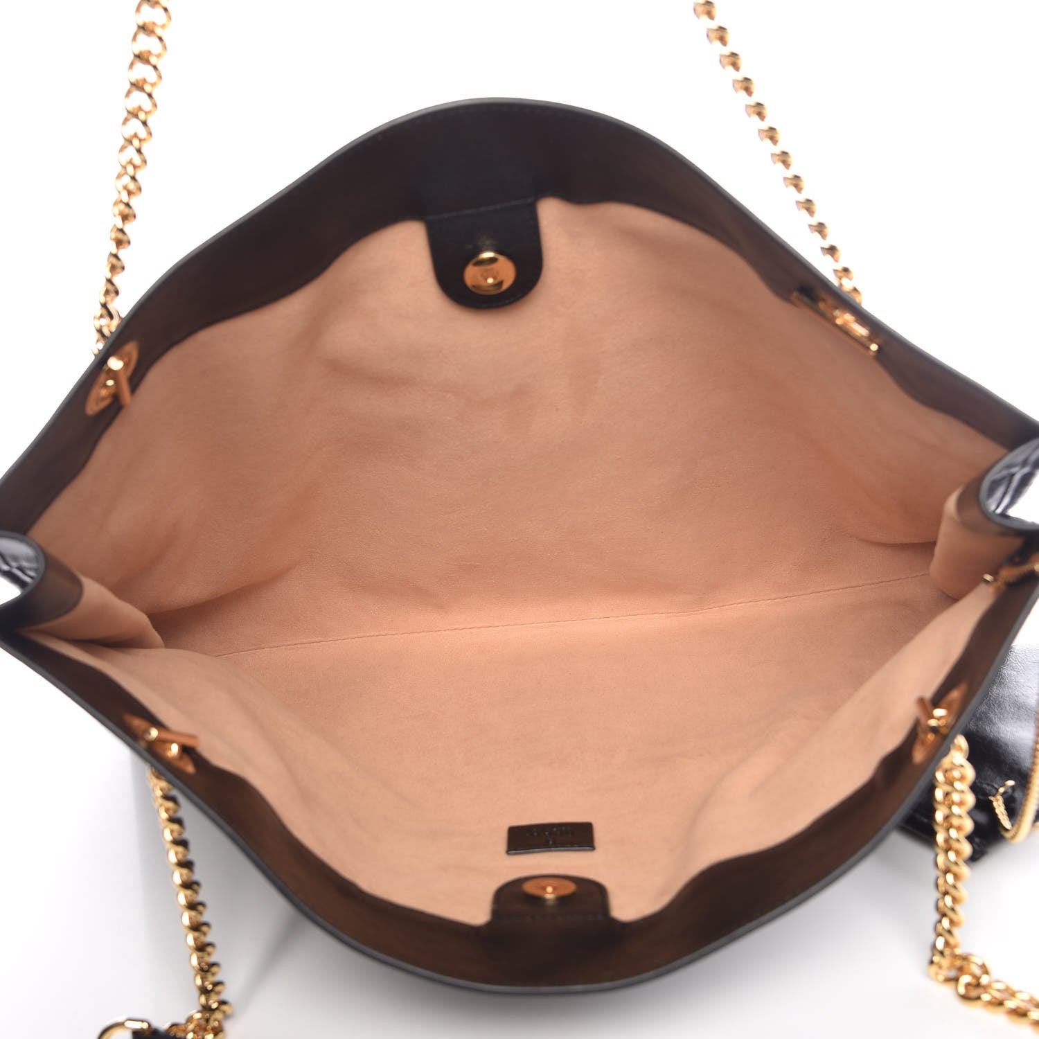 Gucci Calfskin Large Rajah Chain Tote Black 6 of 12