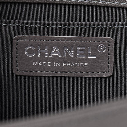 Chanel Caviar Quilted Medium Boy Flap Grey 6 of 9