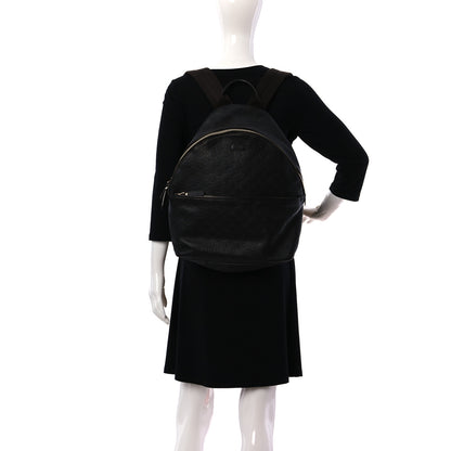 Gucci Guccissima Backpack Dark Brown 2 of 16