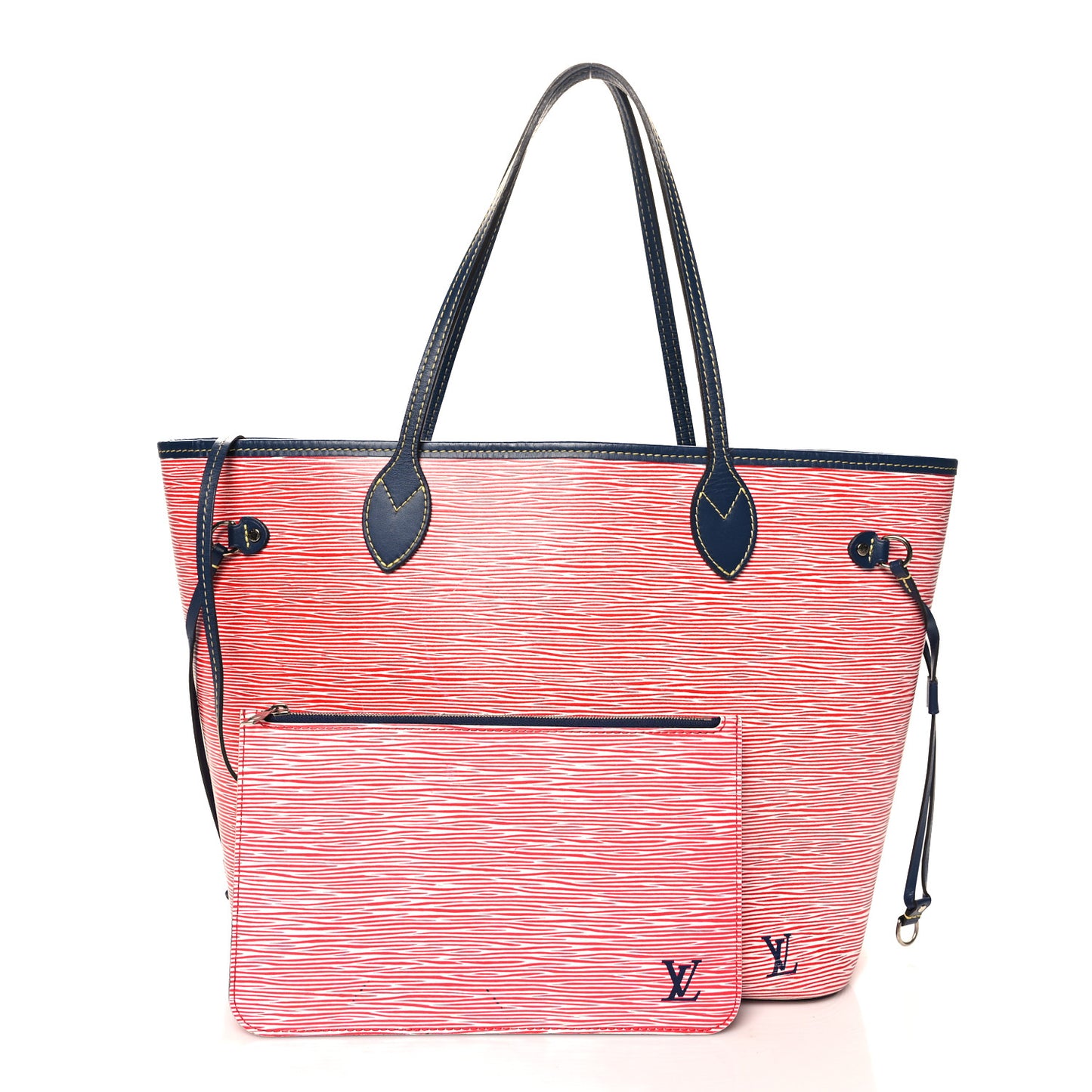 Epi Neverfull MM Denim Red