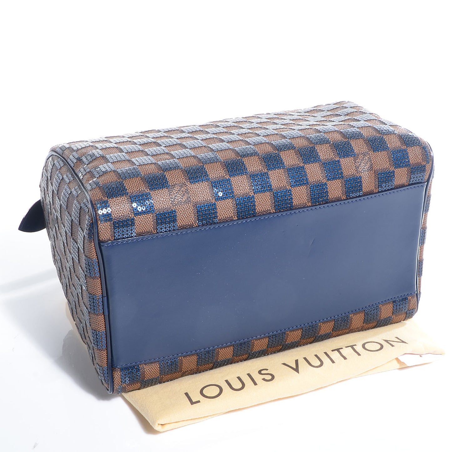 Damier Paillettes Speedy 30 Blue