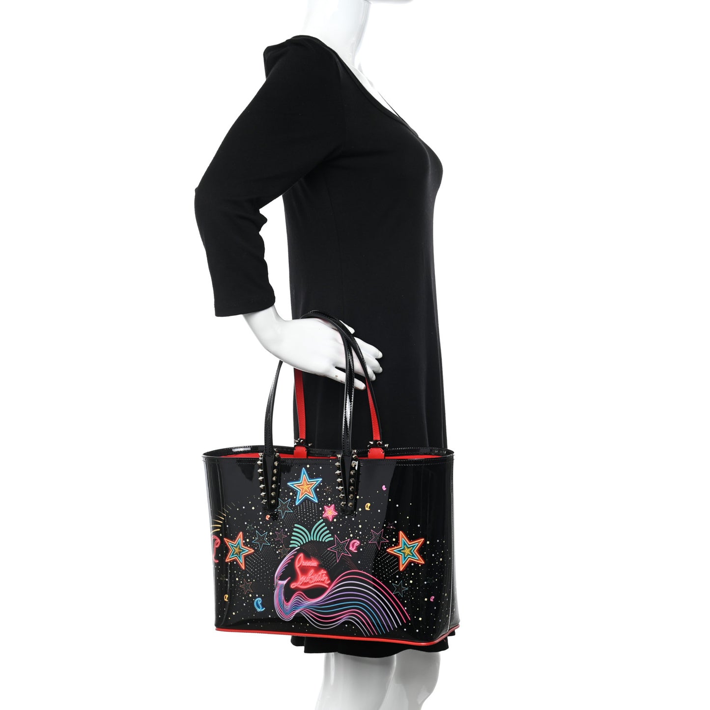 Patent Calfskin Small Starlight Cabata Tote Multicolor