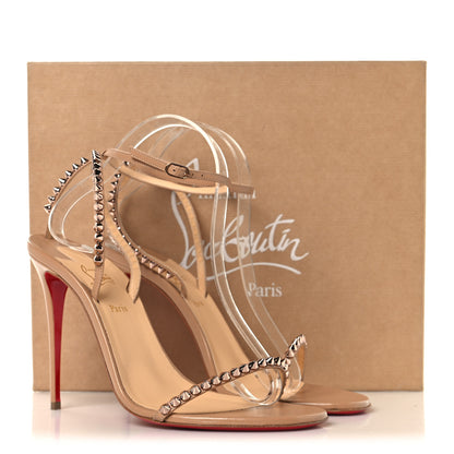 Christian Louboutin Kid Spiked So Me 100 Sandals 40 Nude 9 of 9