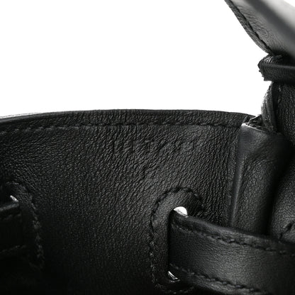 Hermes Toile H Swift Birkin 25 Ecru Black 7 of 11