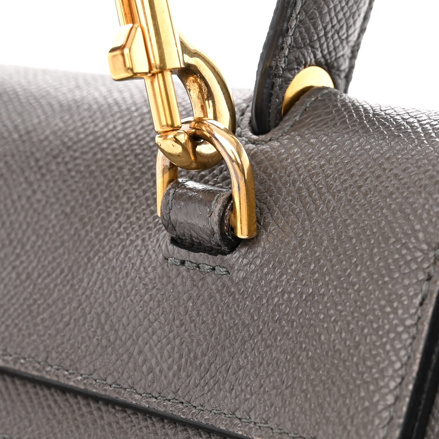Celine Grained Calfskin Micro Belt Bag Grey 21 of 21