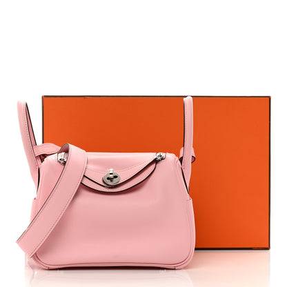 Hermes Swift Mini Lindy 20 Rose Sakura 9 of 9
