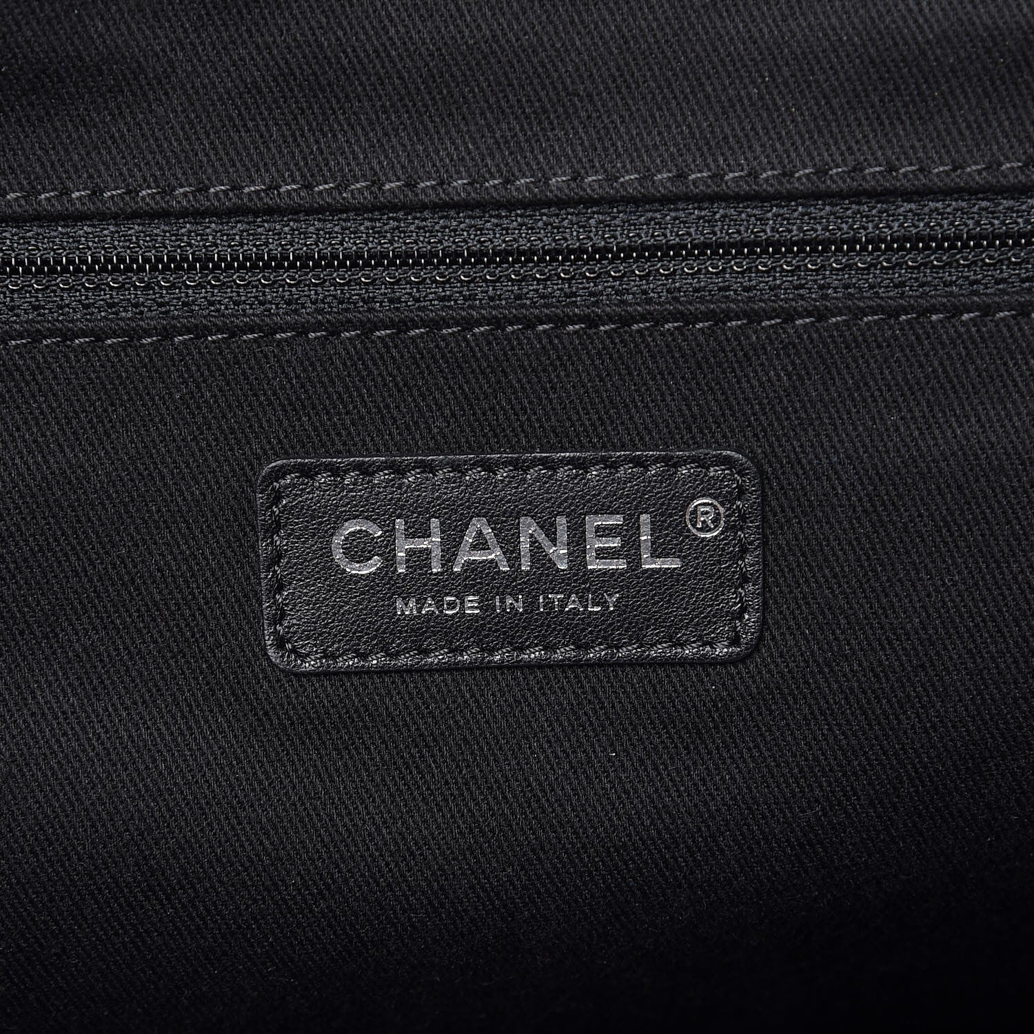Chanel Canvas Sequin Large Deauville Tote Charcoal 6 of 8