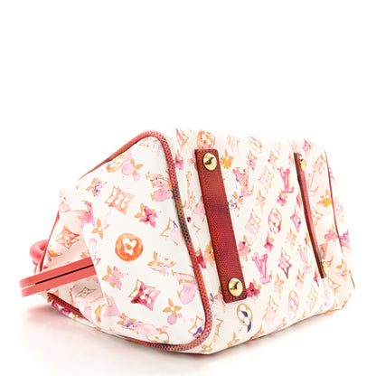 Louis Vuitton Watercolor Aquarelle Frame Speedy White 4 of 10