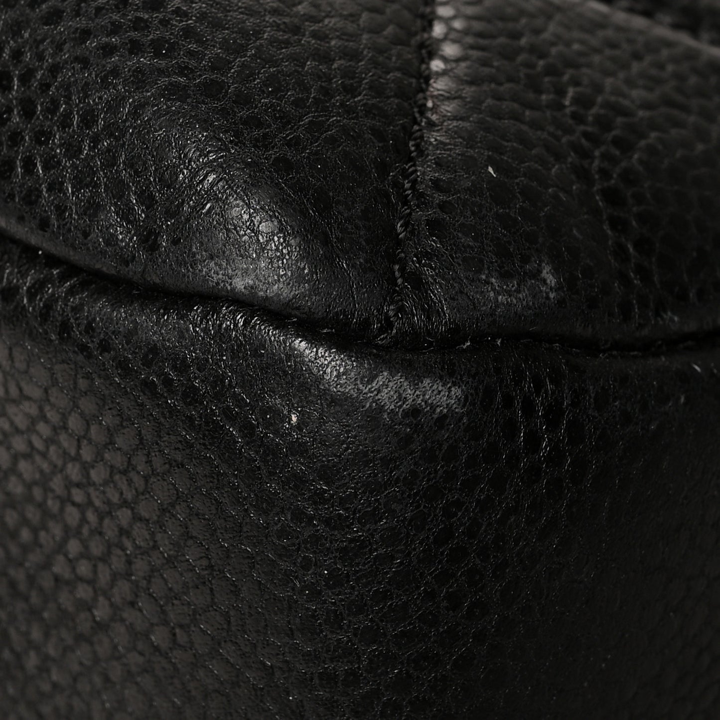 Caviar Quilted CC Timeless Soft Tote Black