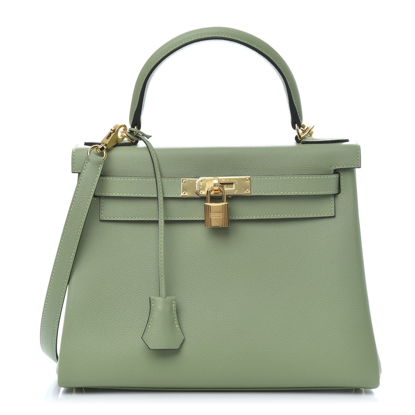 Evercolor Kelly Retourne 28 Vert Criquet