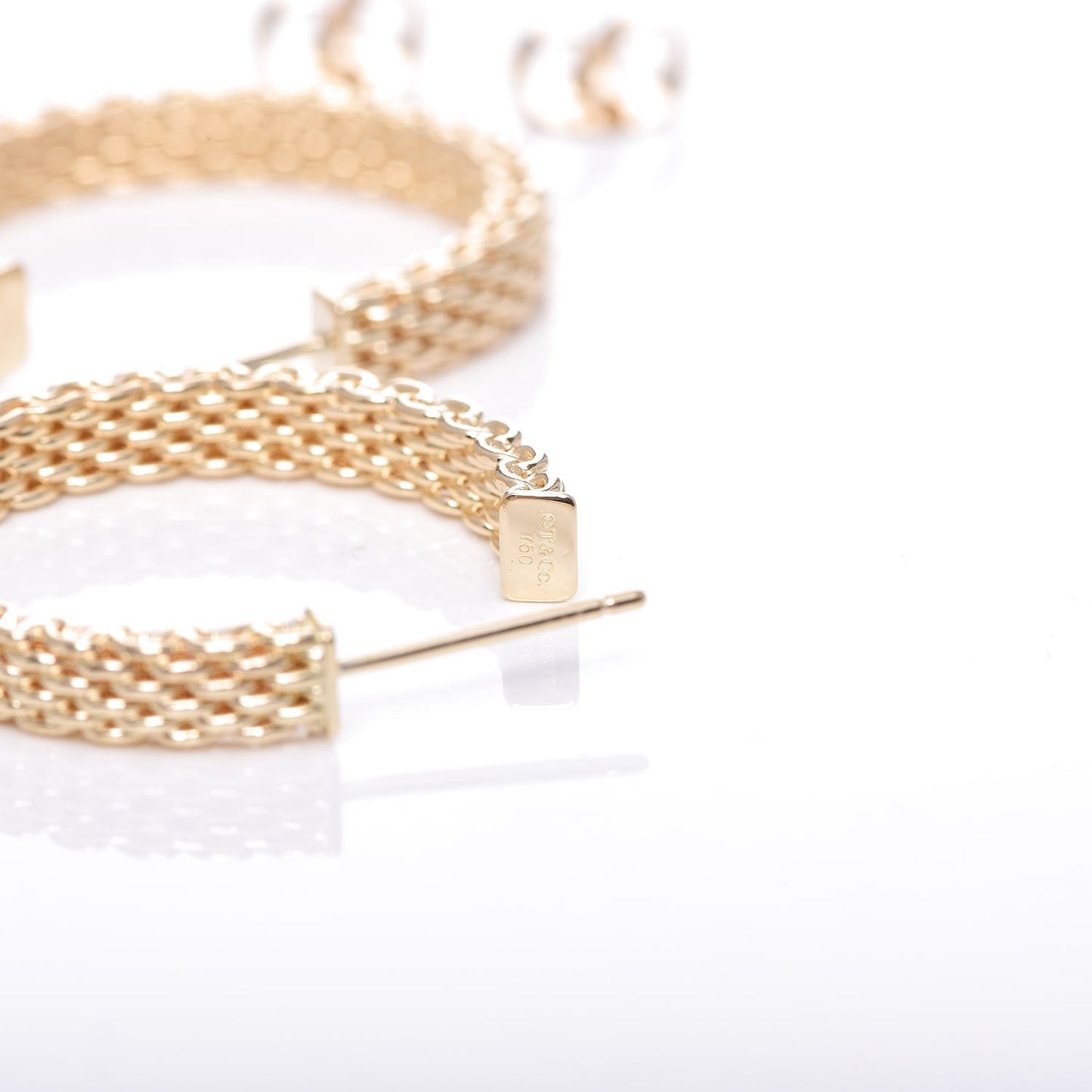 18K Yellow Gold Somerset Hoop Earrings