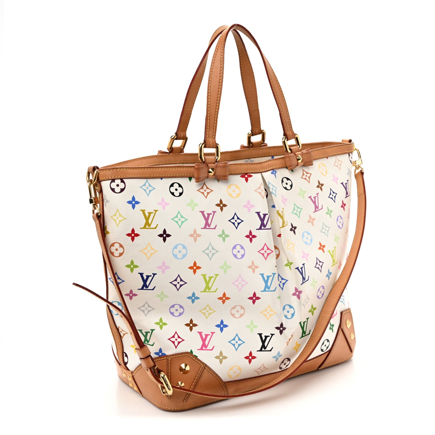 Monogram Multicolor Sharleen GM White