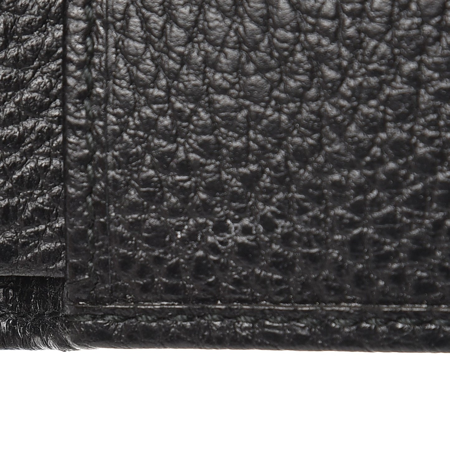 Denim Monogram Bi-Fold Wallet Black