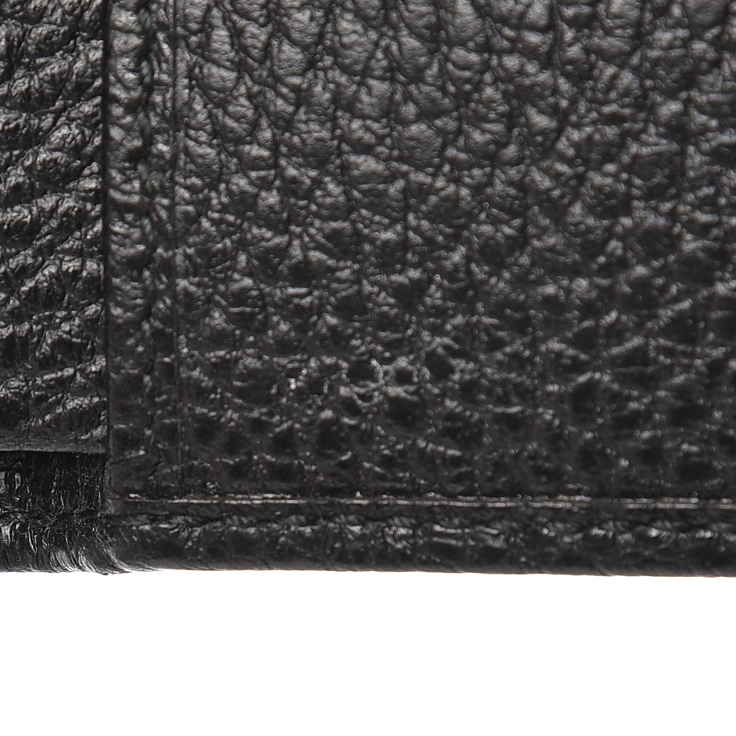 Gucci Denim Monogram Bi-Fold Wallet Black 7 of 8