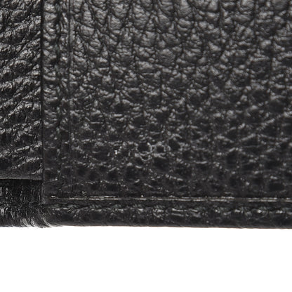 Gucci Denim Monogram Bi-Fold Wallet Black 7 of 8