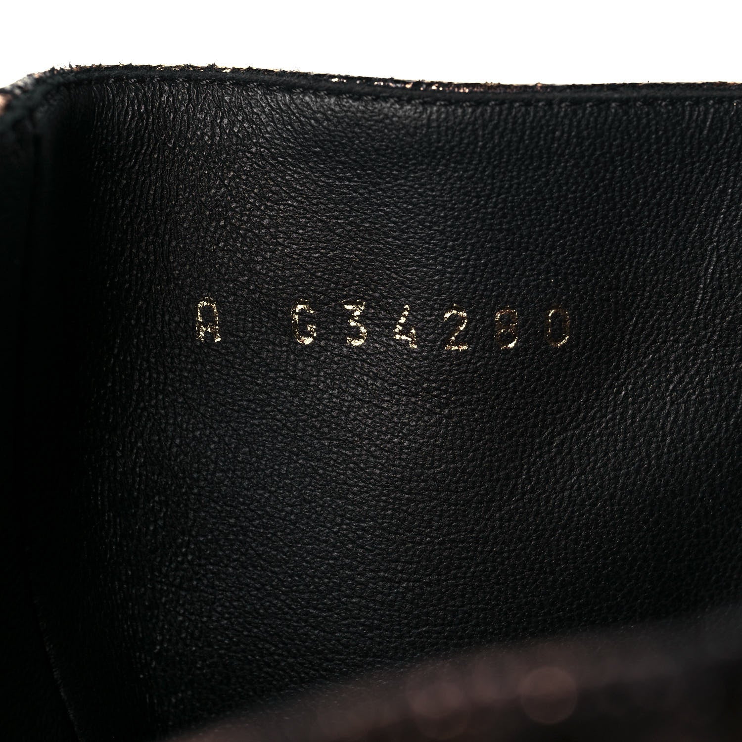 Chanel Metallic Lambskin Over the Knee Boots 38.5 Gold Black 7 of 8