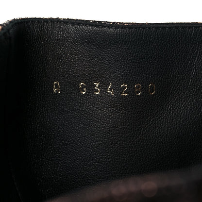 Chanel Metallic Lambskin Over the Knee Boots 38.5 Gold Black 7 of 8