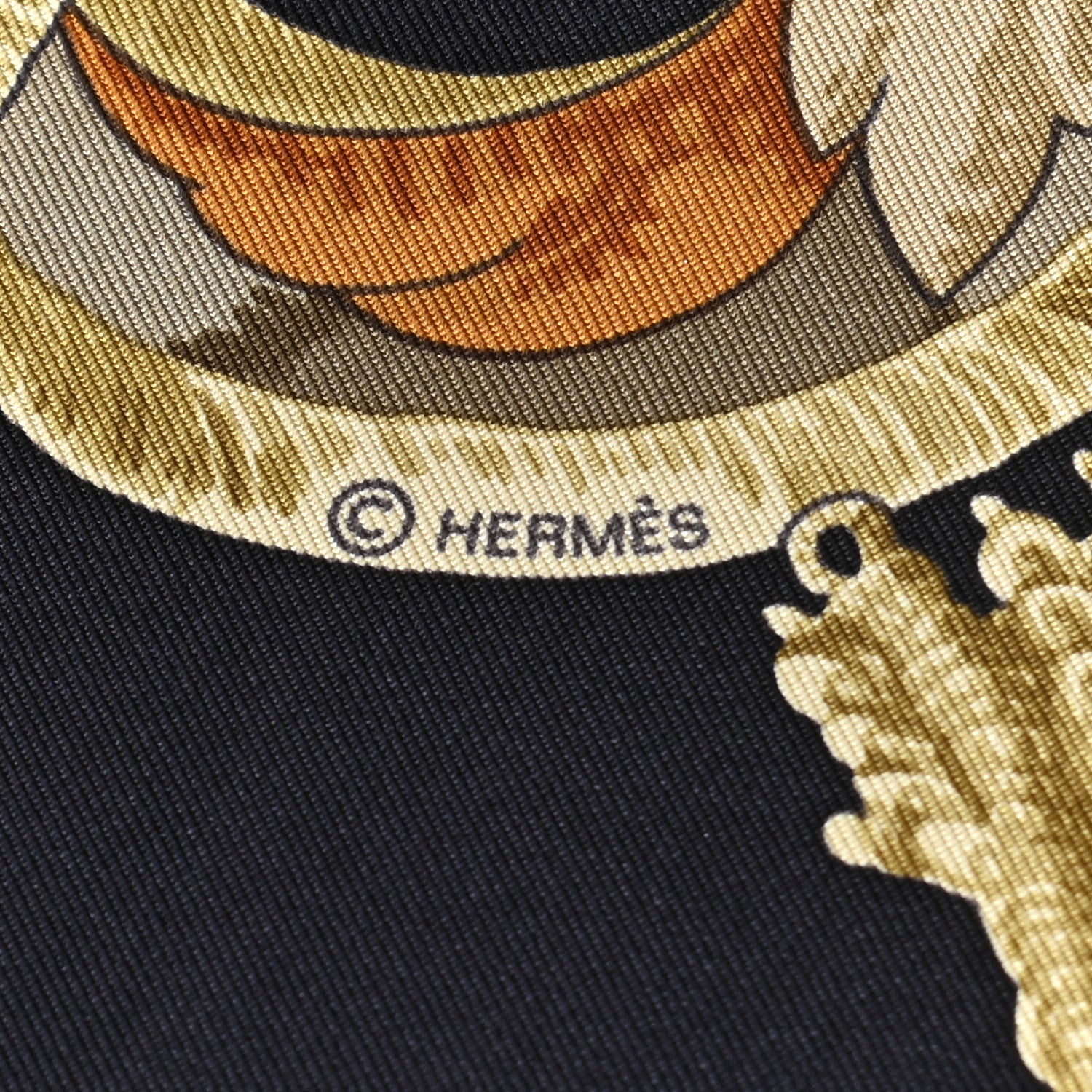 Hermes Silk Le Mors A La Conetable Scarf 90 4 of 5