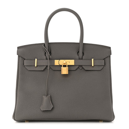 Hermes Togo Birkin 30 Etain 1 of 10
